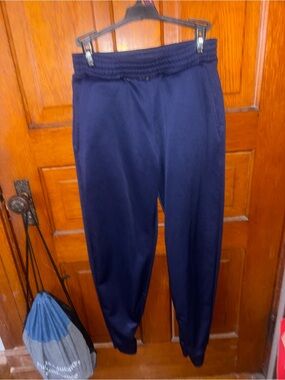 Varsity Navy Track Joggers for Women